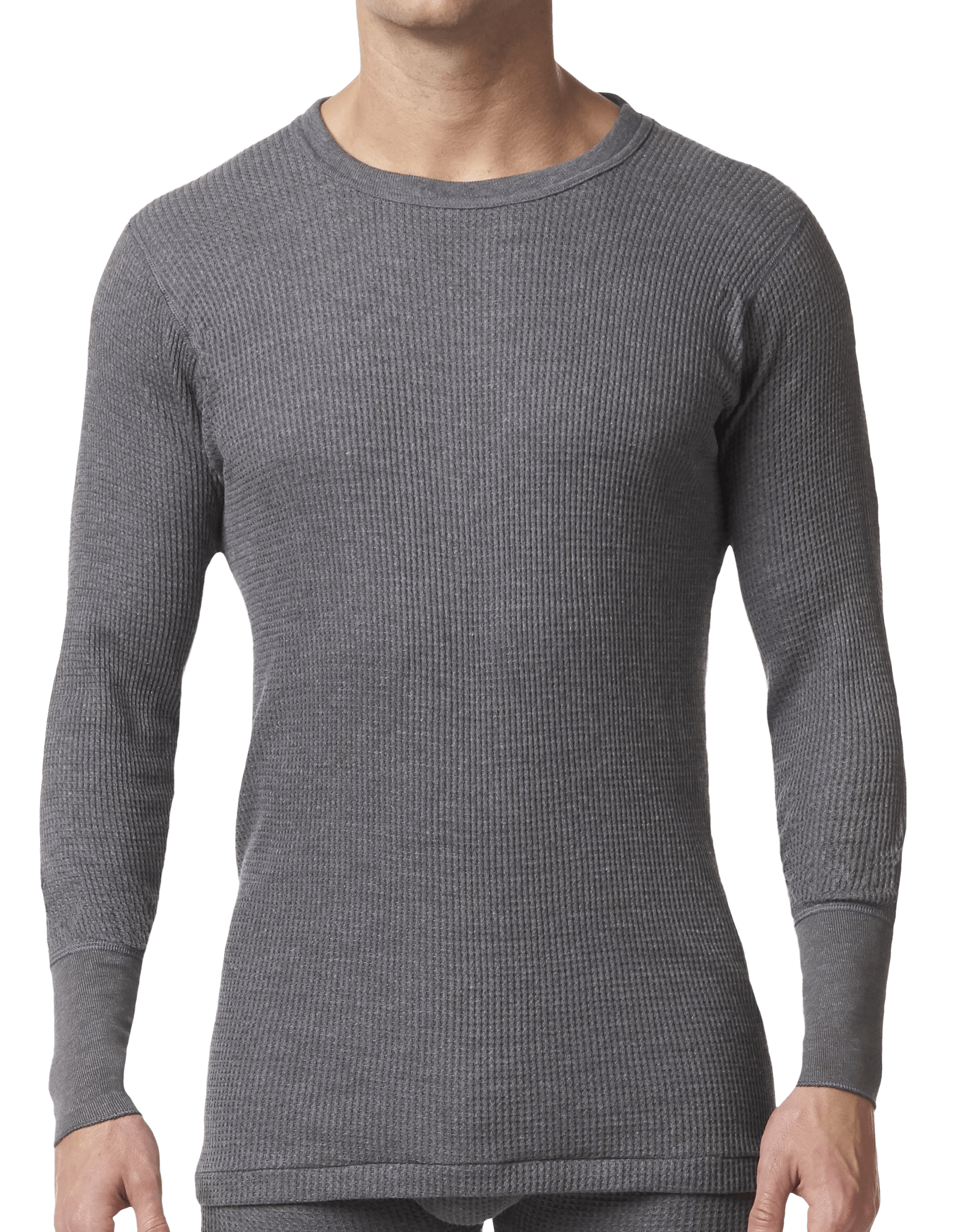 Warm Cotton Blend Men Grey Half Sleeves Thermal Wear, Size