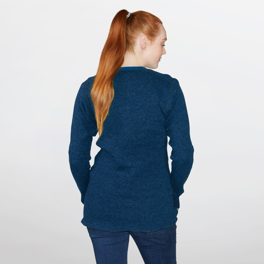 Women's Wool Sweater Henley Collection (Heavy Weight)