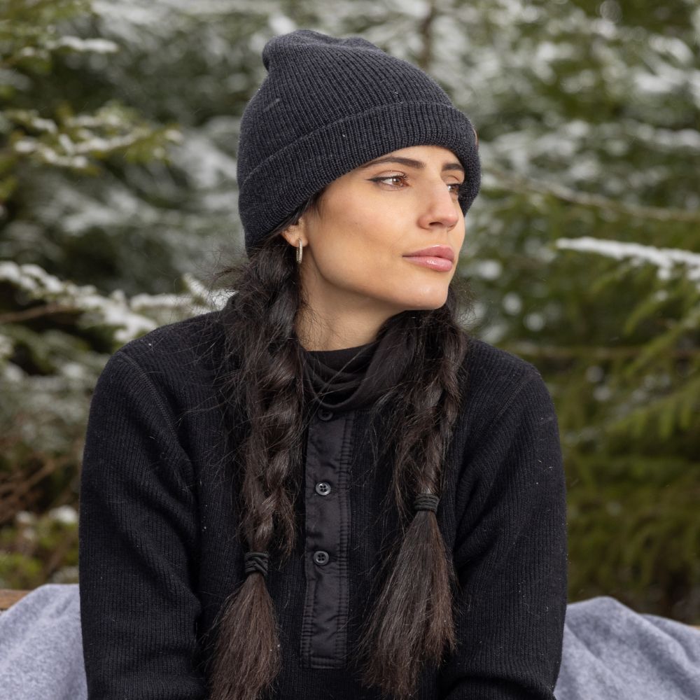 Merino Wool Rib Toque