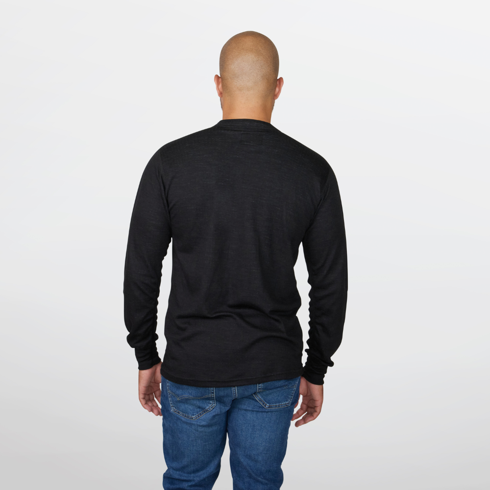 TWO LAYER MERINO - HENLEY