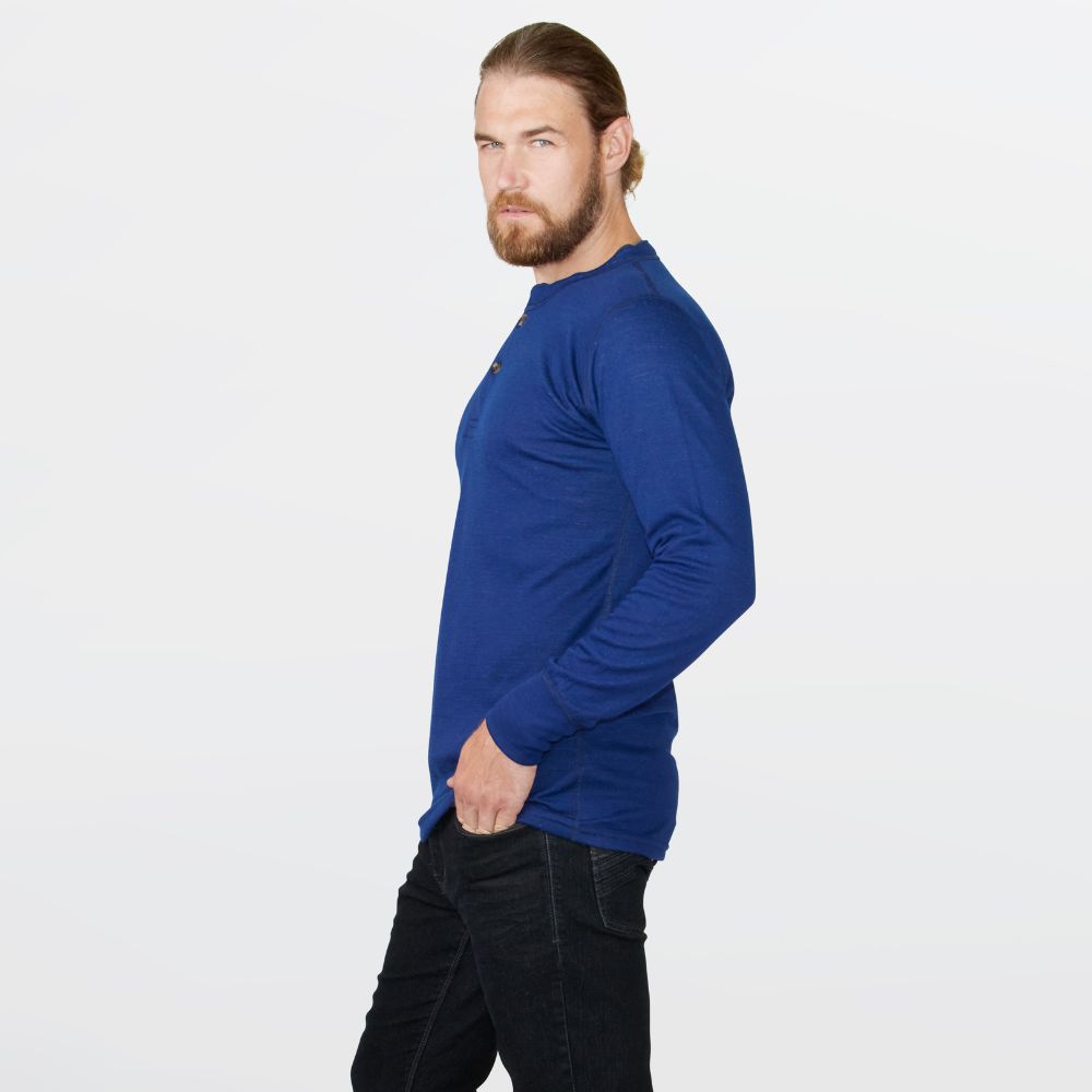 TWO LAYER MERINO - HENLEY