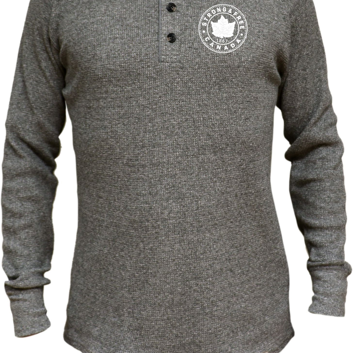 Men's Wool Sweater Strong & Free™ Collection (Henley)