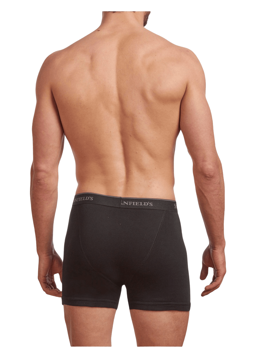 Stanfield's Men's 2 Pack Premium Cotton Boxer Briefs Underwear 